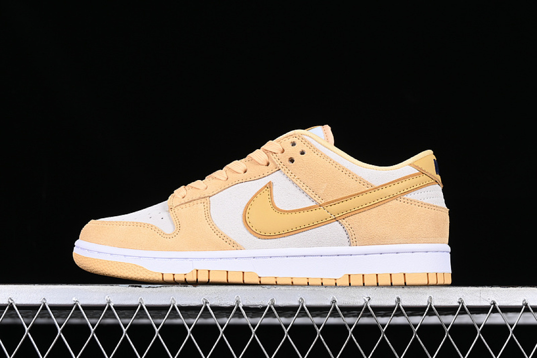 Unbranded [DV7411-200]-[DUNK LOW LX CELESTIAL GOLD/WHEAT GOLD/SAIL/GOLD SUEDE/MIDNIGHT NAVY/WHITE], photo 1