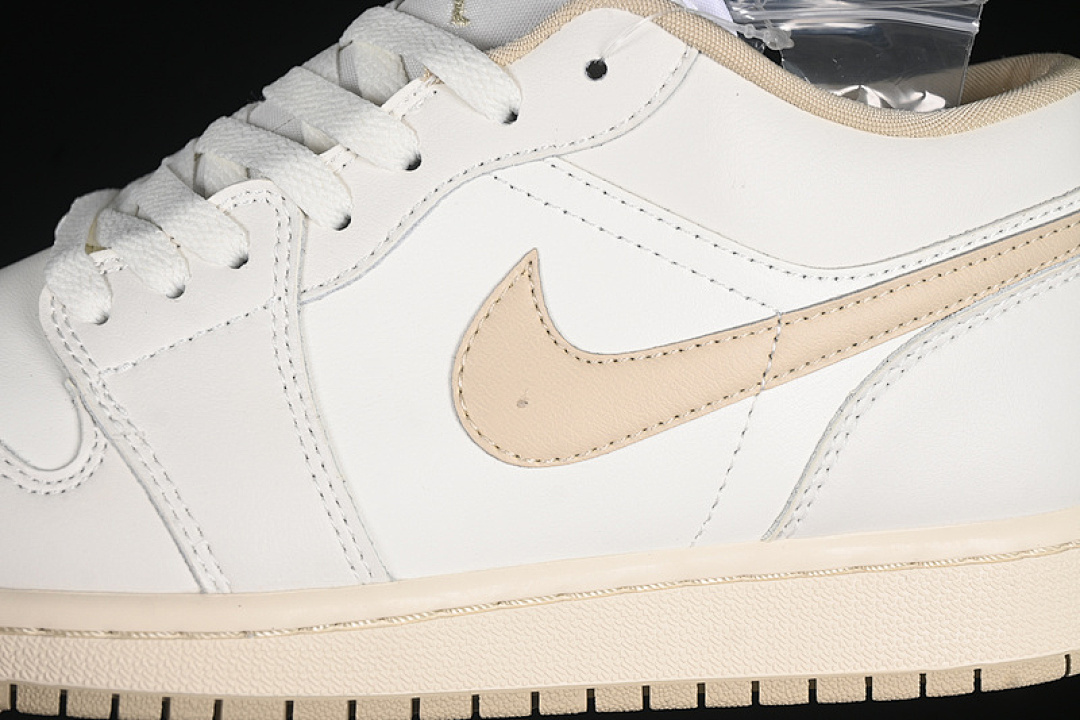 Jordan [DC0774-112]-[AIR JORDAN 1 LOW SAIL/PALE IVORY/RATTAN]-[WOMAN:36-39]-[MAN:40-46] - Image 8