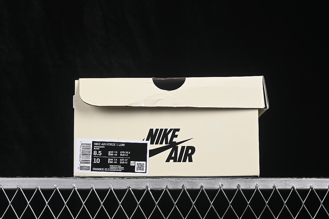 Nike [DW8806-013]-[AIR FORCE 1 07 LOW CASUAL SNEAKERS WHITE/GREY/WHITE]-[WOMAN:36-39]-[MAN:40-45] - Image 12