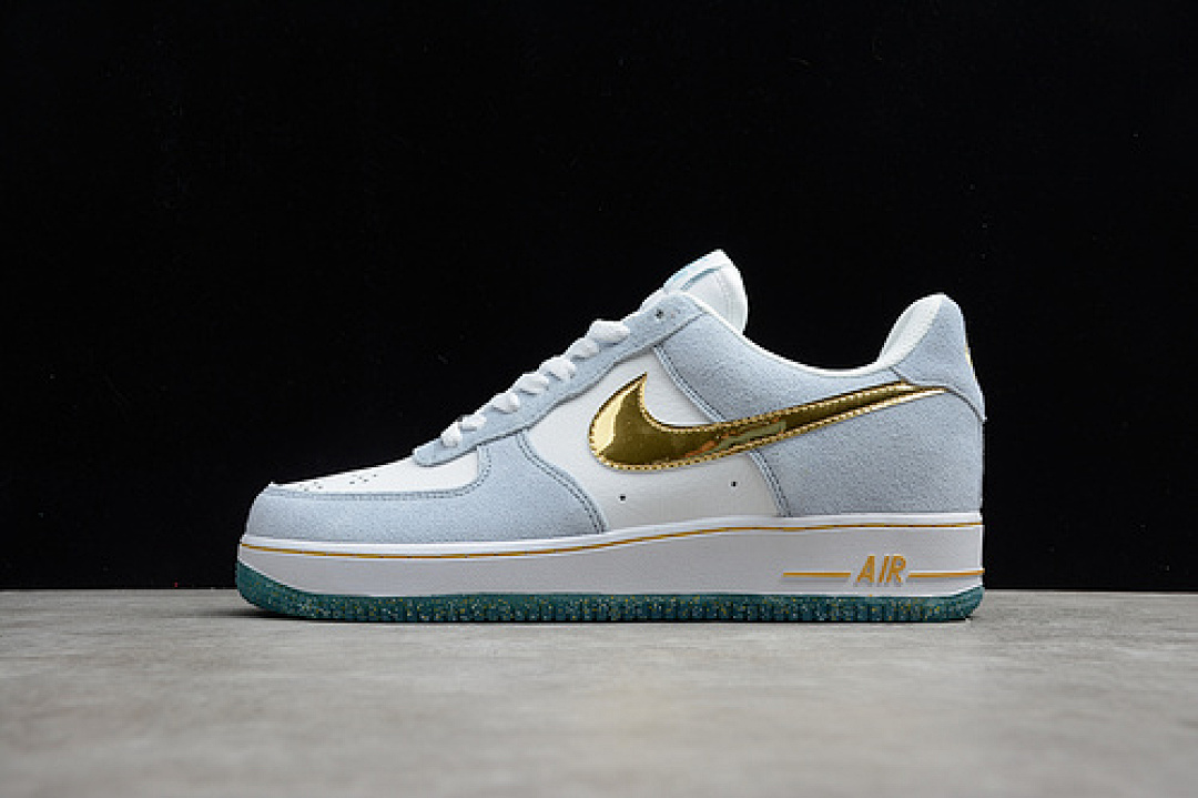 Nike [CT9963-100]-[AIR FORCE 1 LOW 07 AN20 WHITE/PSYCHIC BLUE-METALLIC GOLD]-[UNISEX:36-45], photo 1