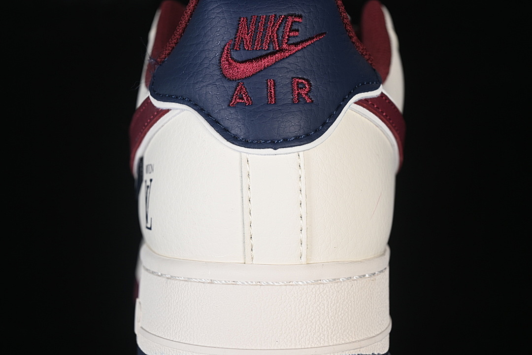 Nike [JP8028-069]-[AIR FORCE 1 07 LOW WHITE/NAVY BLUE/WINE RED]-[WOMAN:36-39]-[MAN:40-45] - Image 7
