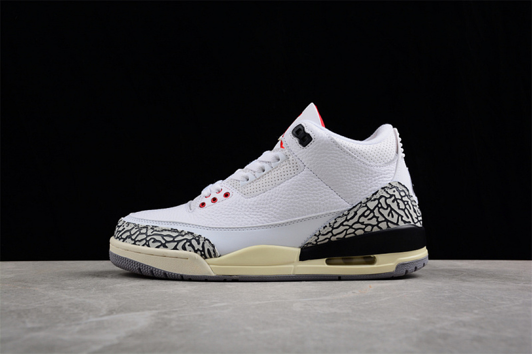 Jordan [DN3707-100]-[AIR JORDAN 3 RETRO SUMMIT WHITE/FIRE RED/BLACK/CEMENT GREY]-[UNISEX:36-46], photo 1