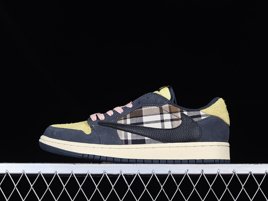 Jordan [CQ4277-618]-[TRAVIS SCOTT X AIR JORDAN 1 LOW OG SP BLACK/NAVY BLUE/GREEN-PINK]-[UNISEX:36-46], photo 1