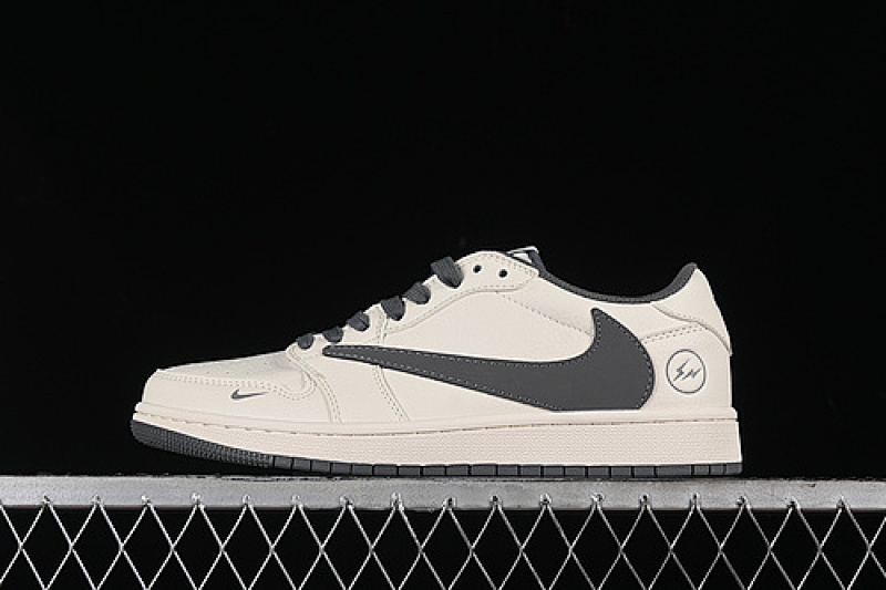 Jordan TRAVIS SCOTT X FRAGMENT DESIGN AIR Jordan 1 LOW OG SP GREY/WHITE · LJ5188-024, photo 1