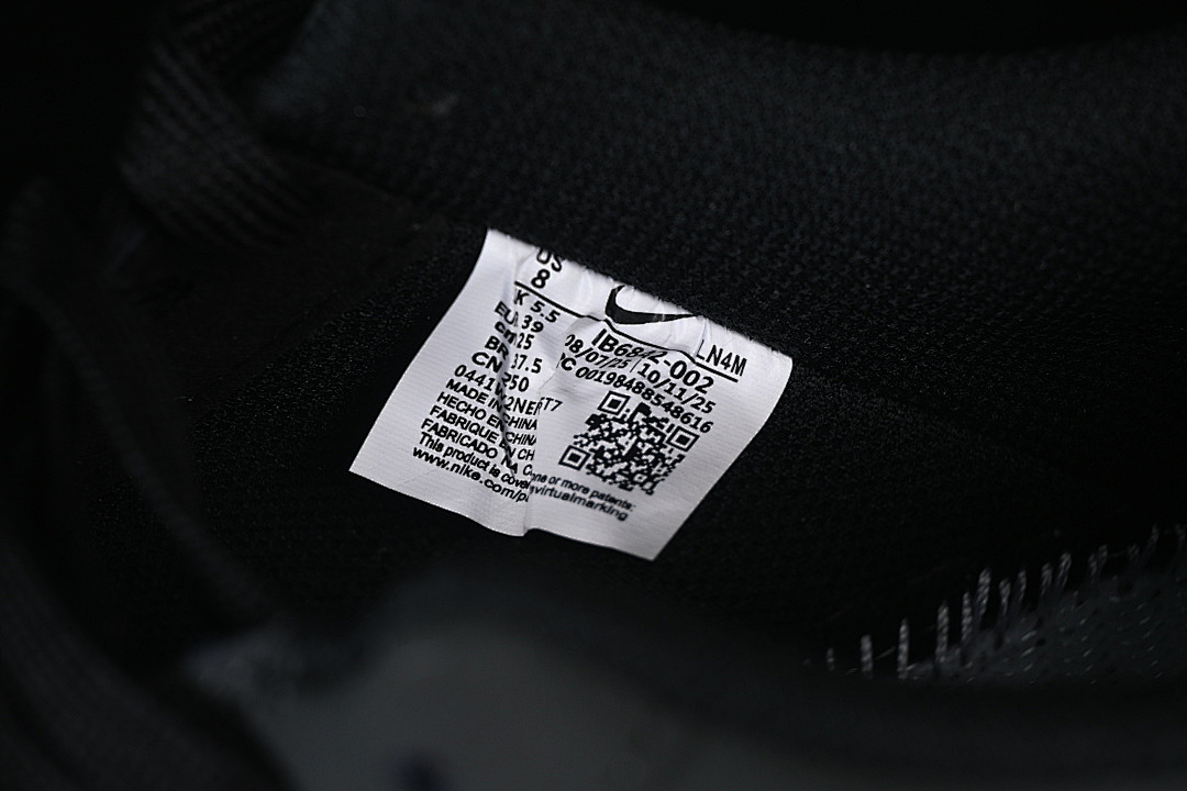 Unbranded [IB6842-002]-[AIR FORCE 1 07 LOW CASUAL SNEAKERS DARK GRAY/BLACK]-[WOMAN:36-39]-[MAN:40-45] - Image 5