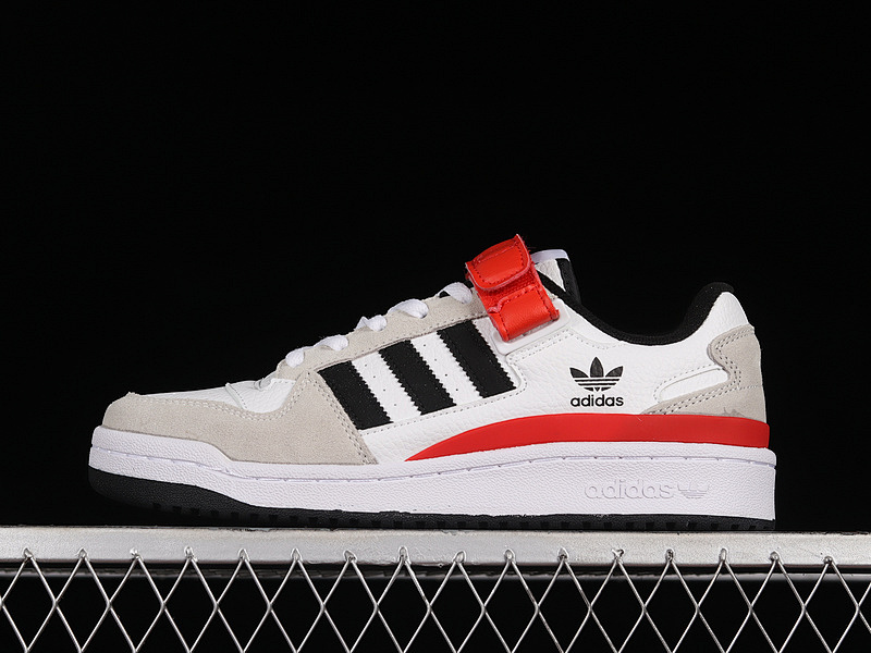 FORUM 84 LOW SHOES WHITE/GREY/RED/BLACK · GY3249, photo 1
