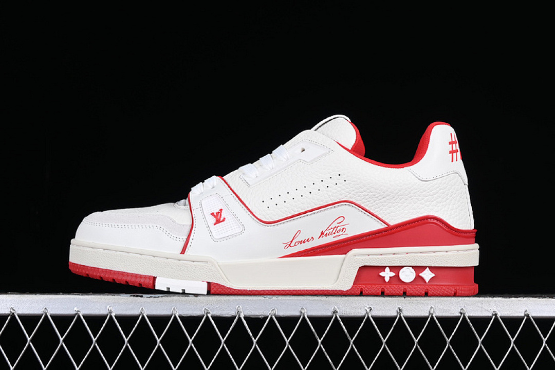 Louis Vuitton Louis Vuitton [L*V TRAINER 54 WHITE/RED]-[MAN:38-45], photo 1