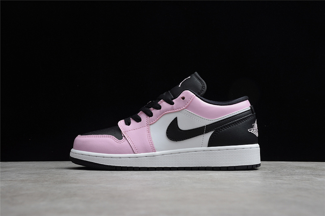 Jordan Jordan [554723-601]-[CJ AIR 1 LOW GS LIGHT ARCTIC PINK/WHITE/BLACK]-[WOMAN:36-40], photo 1