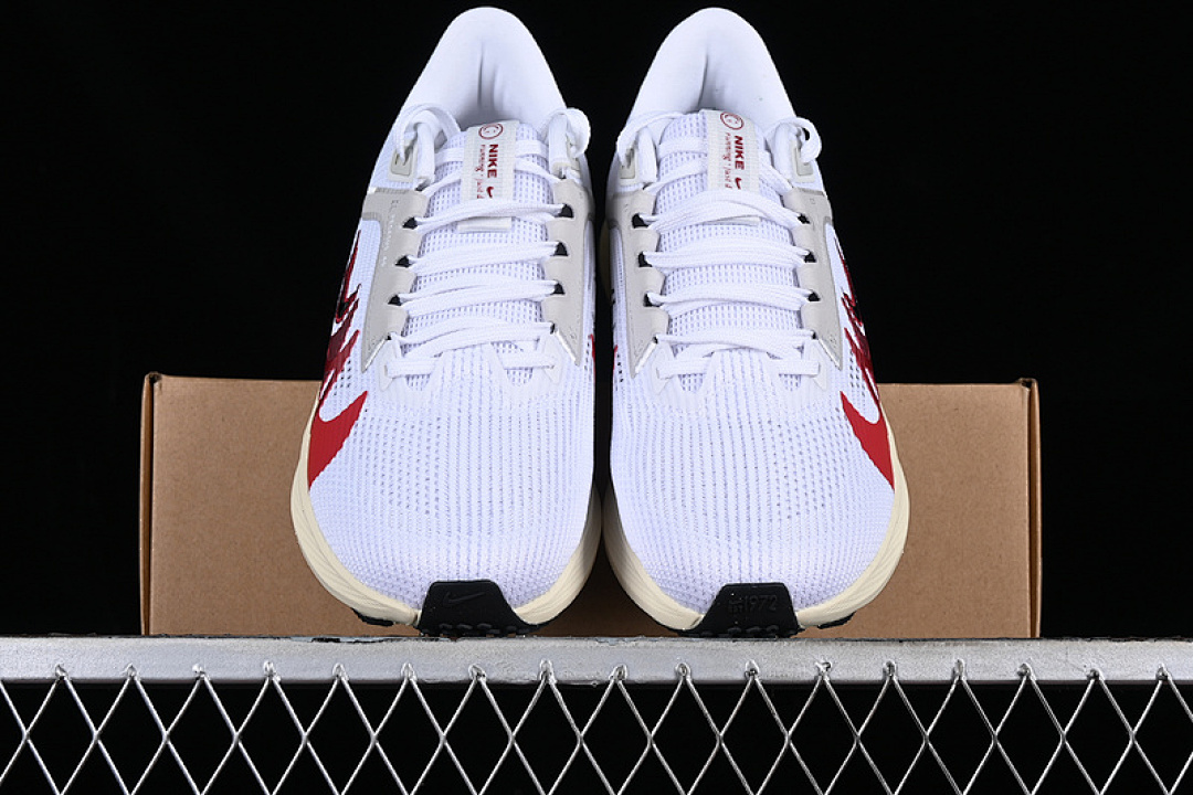 Nike [FB7703-100]-[AIR ZOOM PEGASUS 40 WHITE/RED/GREY]-[WOMAN:36-40] - Image 12