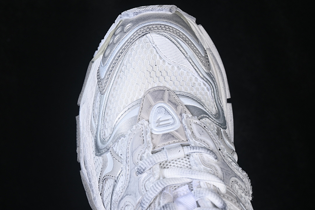Balenciaga [W3RXP9110]-[RETRO CASUAL SHOES WHITE/SILVER/WHITE]-[WOMAN:35-39]-[MAN:40-46] - Image 11
