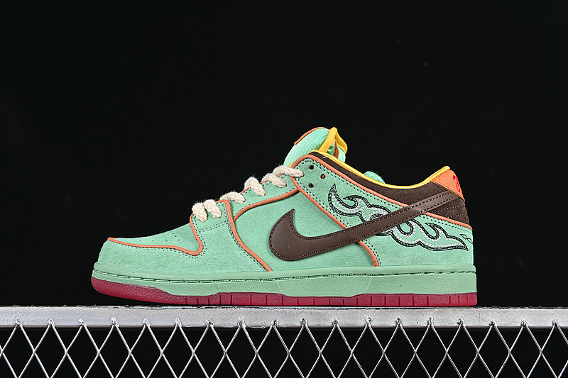 Nike SB DUNK LOW TOURMALINE GREEN/BROWN · HF3058-300, photo 1