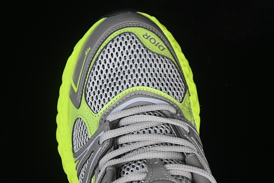 Dior [LOW-TOP CASUAL SPORTS SHOES GREY/YELLOW]-[WOMAN:36-39]-[MAN:40-46] - Image 10