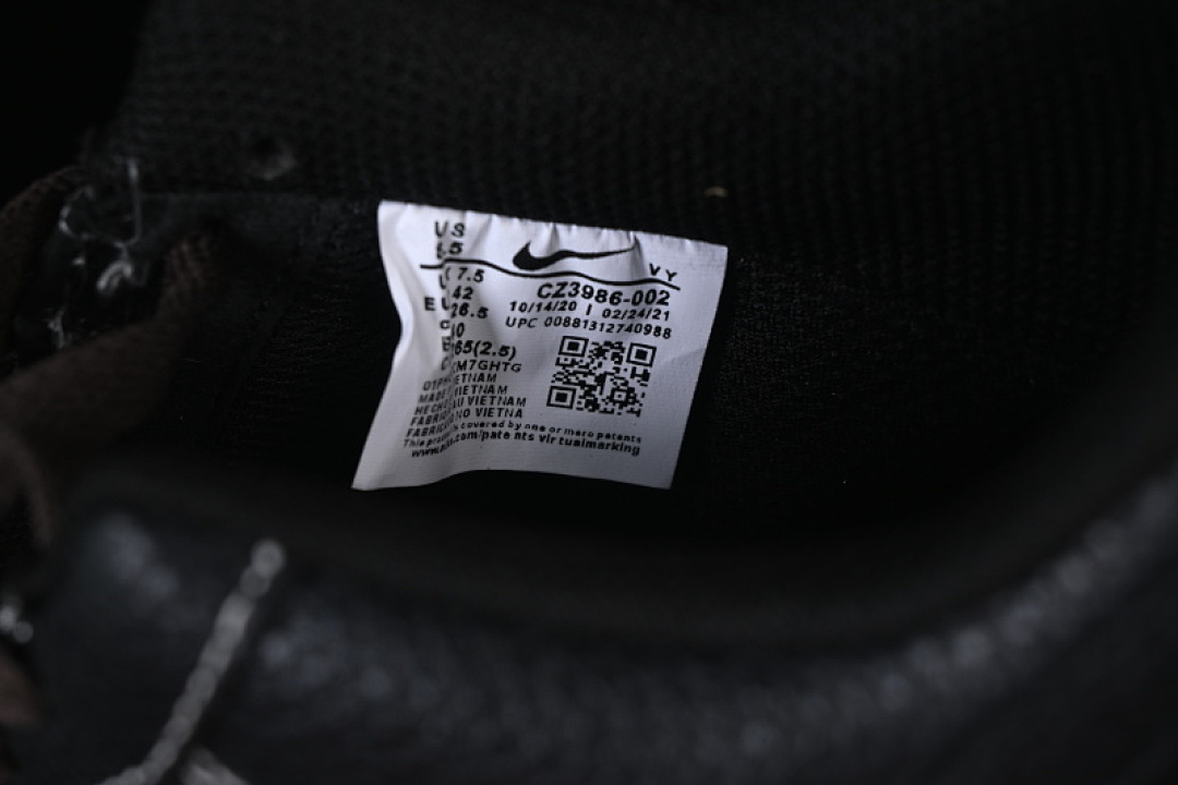 Nike [CZ3986-002]-[AIR FORCE 1 07 LOW LV BLACK/BROWN/WHITE]-[WOMAN:36-39]-[MAN:40-45] - Image 6