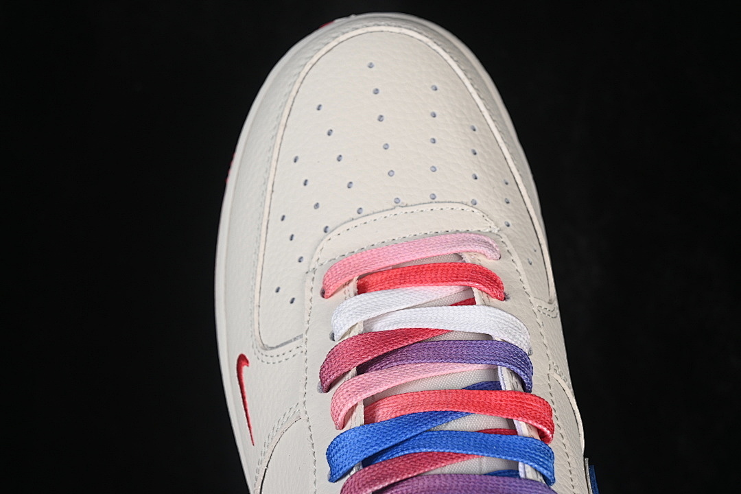 Nike [BK1916-007]-[AIR FORCE 1 07 LOW CASUAL SNEAKERS WHITE/BLUE/RED]-[WOMAN:36-39.5]-[MAN:40-45] - Image 10