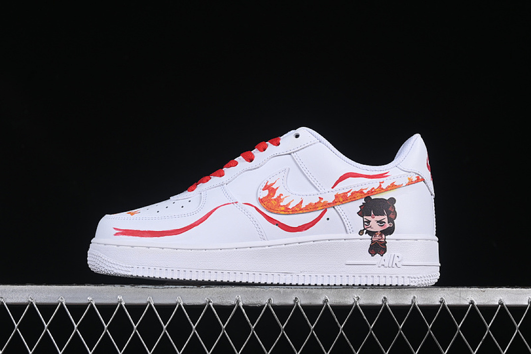 Nike [CW2288-111]-[AIR FORCE 1 07 LOW WHITE/RED]-[WOMAN:36-39]-[MAN:40-45] - Image 2