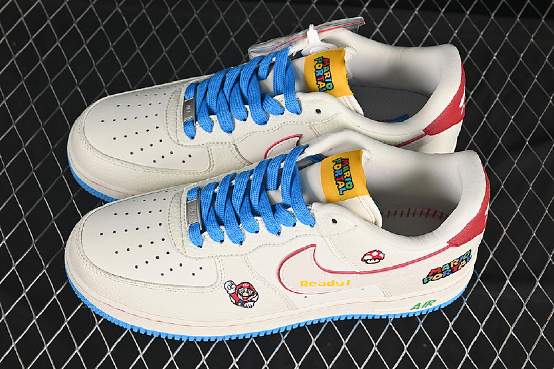Nike [SC0601-567]-[AIR FORCE 1 07 LOW WHITE/BLUE/RED]-[WOMAN:36-39]-[MAN:40-45] - Image 11