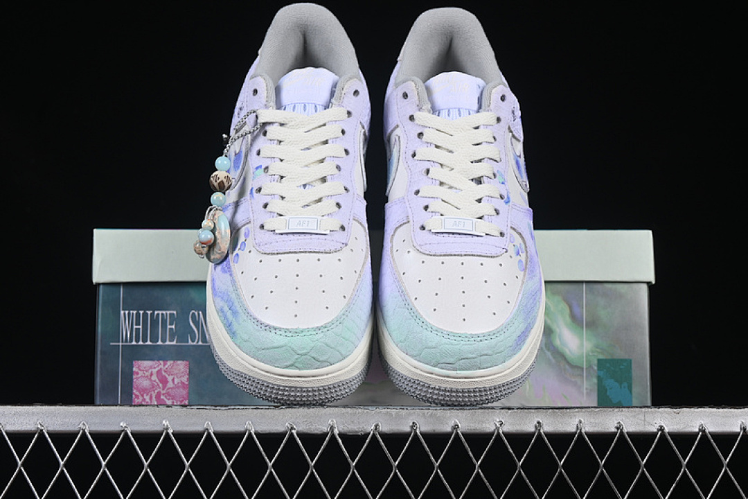 Nike [DX2678-666]-[AIR FORCE 1 07 LOW VIPER CNY WHITE/GREEN/PURPLE]-[WOMAN:36-39]-[MAN:40-45] - Image 13