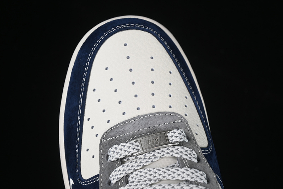Nike [XZ6188-975]-[AIR FORCE 1 07 LOW WHITE/GREY/BLUE]-[WOMAN:36-39]-[MAN:40-45] - Image 10