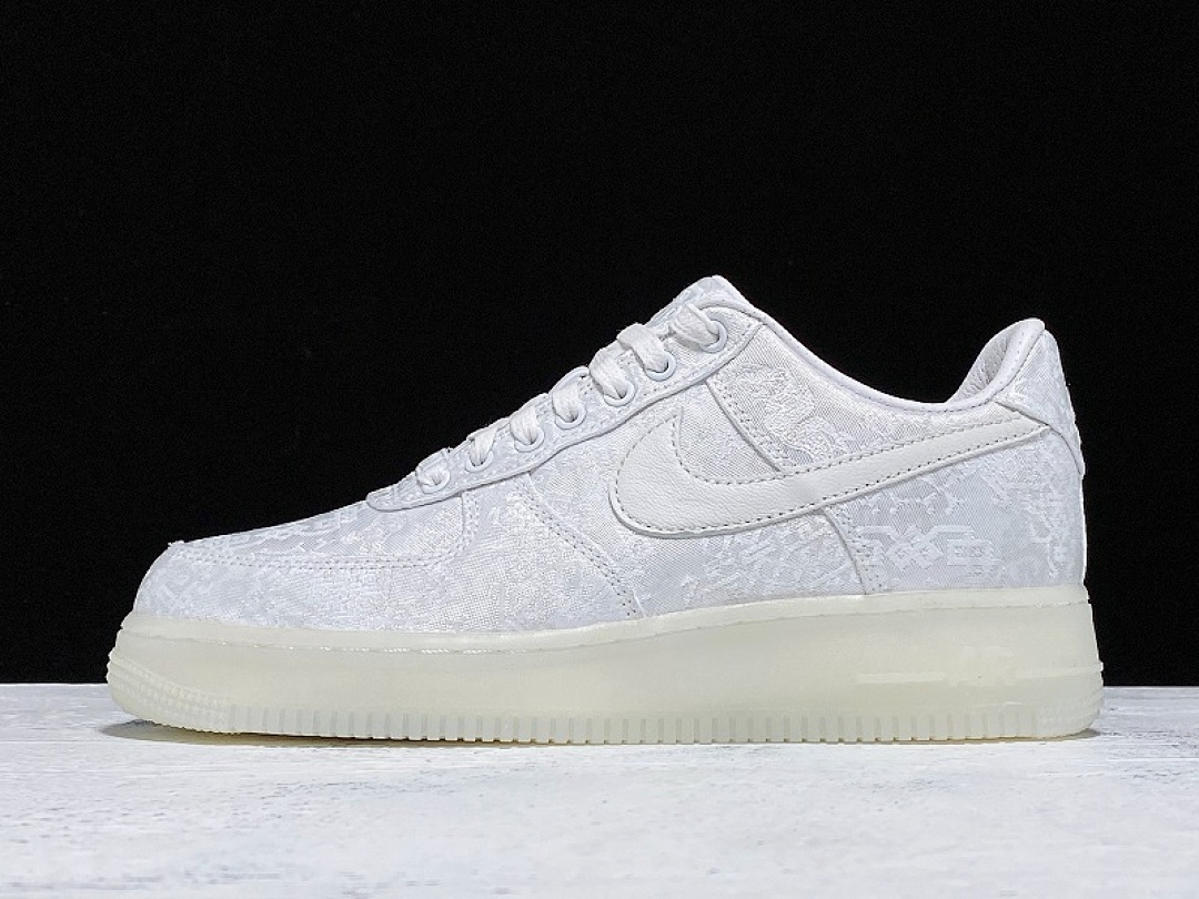 Nike [AO9286-100]-[GET AIR FORCE 1 LOW PREMIUM X CLOT 1WORLD WHITE/WHITE/WHITE], photo 1