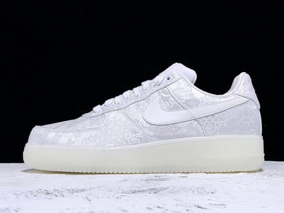 Nike Nike H12 AIR FORCE 1 LOW PRM X CLOT 1WORLD WHITE/WHITE/WHITE · AO9286-100, photo 1