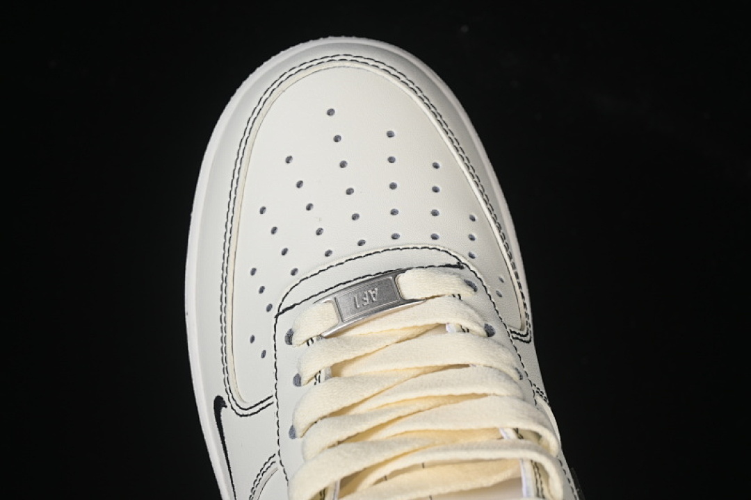 Nike [ZH0316-093]-[AIR FORCE 1 07 LOW WHITE/BLACK/YELLOW]-[WOMAN:36-39]-[MAN:40-45] - Image 10
