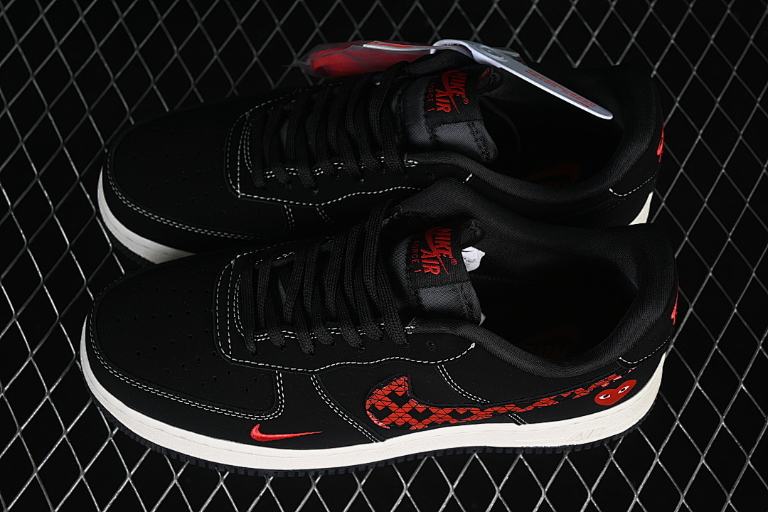 Nike [LD1999-007]-[AIR FORCE 1 07 LOW CASUAL SHOES RED/WHITE/BLACK/PINK]-[WOMAN:36-39]-[MAN:40-45] - Image 10