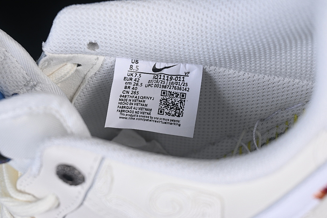 Nike [IQ1119-011]-[AIR FORCE 1 07 LOW CASUAL SNEAKERS RED/WHITE]-[WOMAN:36-39]-[MAN:40-46] - Image 5