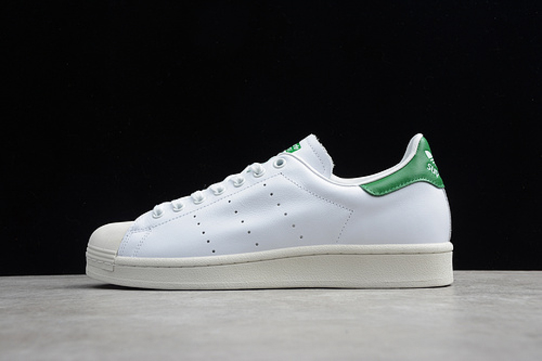 Unbranded [FW9328]-[SUPERSTAN SHOES CLOUD WHITE/CLOUD WHITE/GREEN]-[WOMAN:36-39]-[MAN:40-44], photo 1