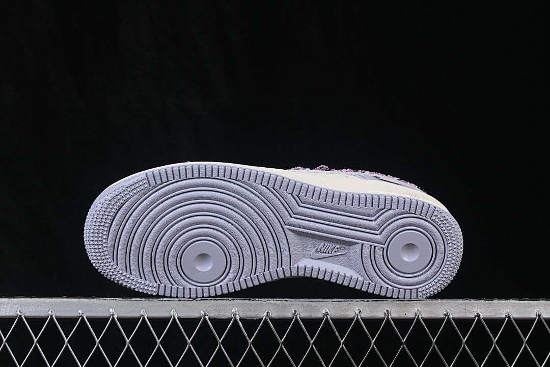 Nike [DB3301-212]-[AIR FORCE 1 07 LOW CASUAL SNEAKERS WHITE/BLUE/PURPLE]-[WOMAN:36-39]-[MAN:40-45] - Image 15