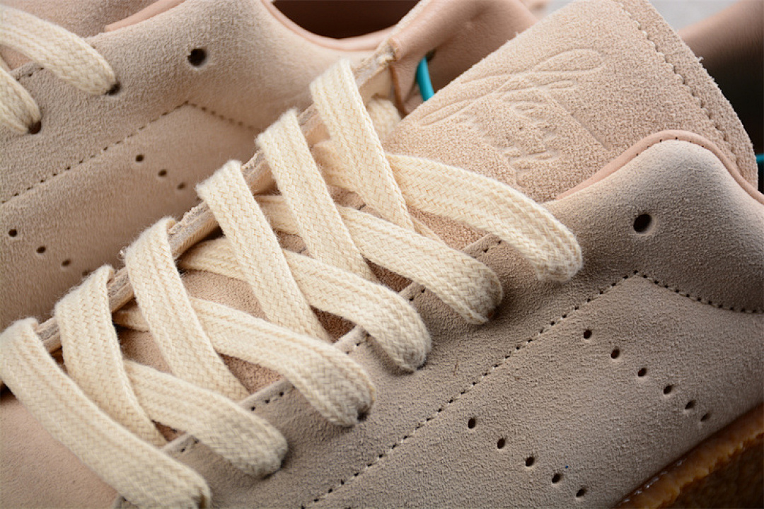 Adidas [HQ6837]-[ADIDAS SAMBA VEGAN TEAM STAN SMITH CREPE SAND STRATA/MAGIC BEIGE/SUPPLIER COLOUR] - Image 8