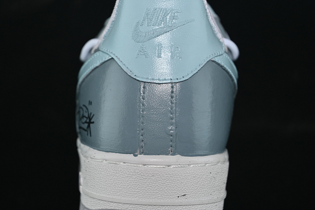 Nike [CW1888-006]-[AIR FORCE 1 07 LOW STARRY SKY TRAJECTORY WHITE/GREY/BLUE]-[UNISEX:36-45] - Image 8