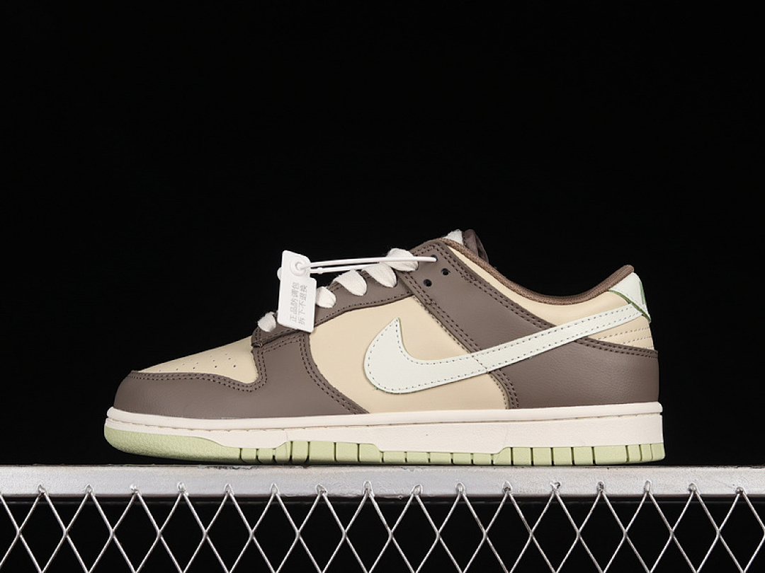 Nike SB DUNK LOW GREY/BROWN/GREEN/WHITE · FB4961-210, photo 1