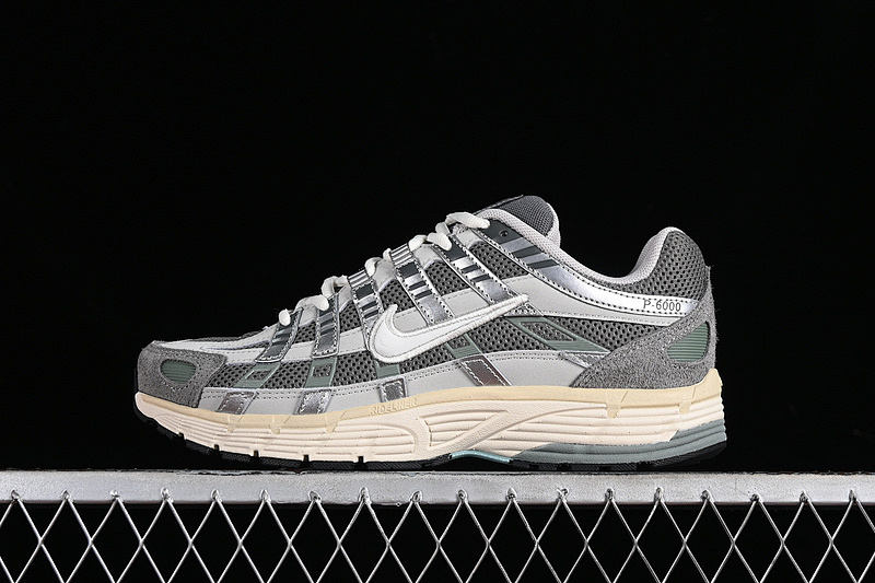 Nike Nike P-6000 FLAT PEWTER/LIGHT IRON ORE/METALLIC SILVER/WHITE · FN7509-029, photo 1