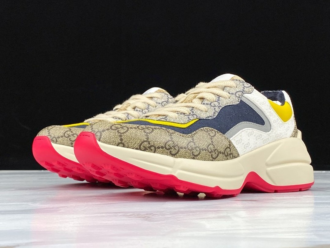 On Running [PLUS GU*CCI RHYTON SHOES WHITE/MULTI-COLOR]-[WOMAN:34-40]-[MAN:39-46] - Image 20