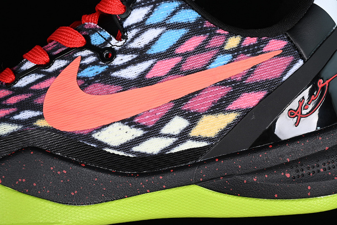 Nike [555086-060]-[KOBE 8 SYSTEM BLACK/ORANGE/GREEN/RED]-[MAN:40-46] - Image 8