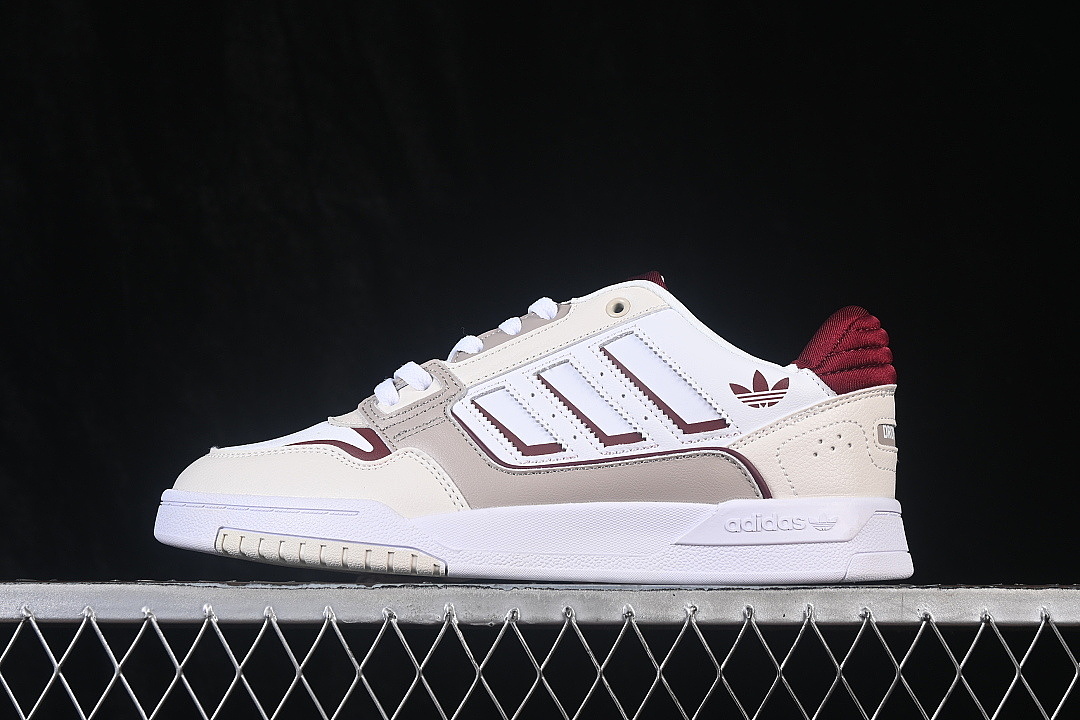 Unbranded [IG4335]-[ORIGINALS DROP STEP LOW SPORTS BOARD SHOES BEIGE/GREY/RED]-[WOMAN:36-39]-[MAN:40-45], photo 1
