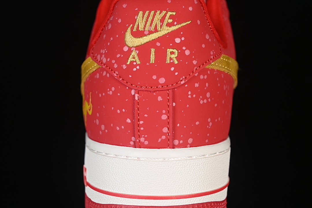 Nike [DF0188-131]-[AIR FORCE 1 07 LOW WHITE/RED/GOLD]-[WOMAN:36-39]-[MAN:40-45] - Image 7
