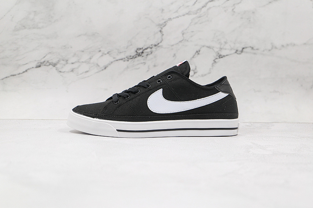 Unbranded [CW6539-002]-[COURT LEGACY CANVAS SHOES BLACK/BLACK/WHITE]-[WOMAN:36-39]-[MAN:40-45], photo 1