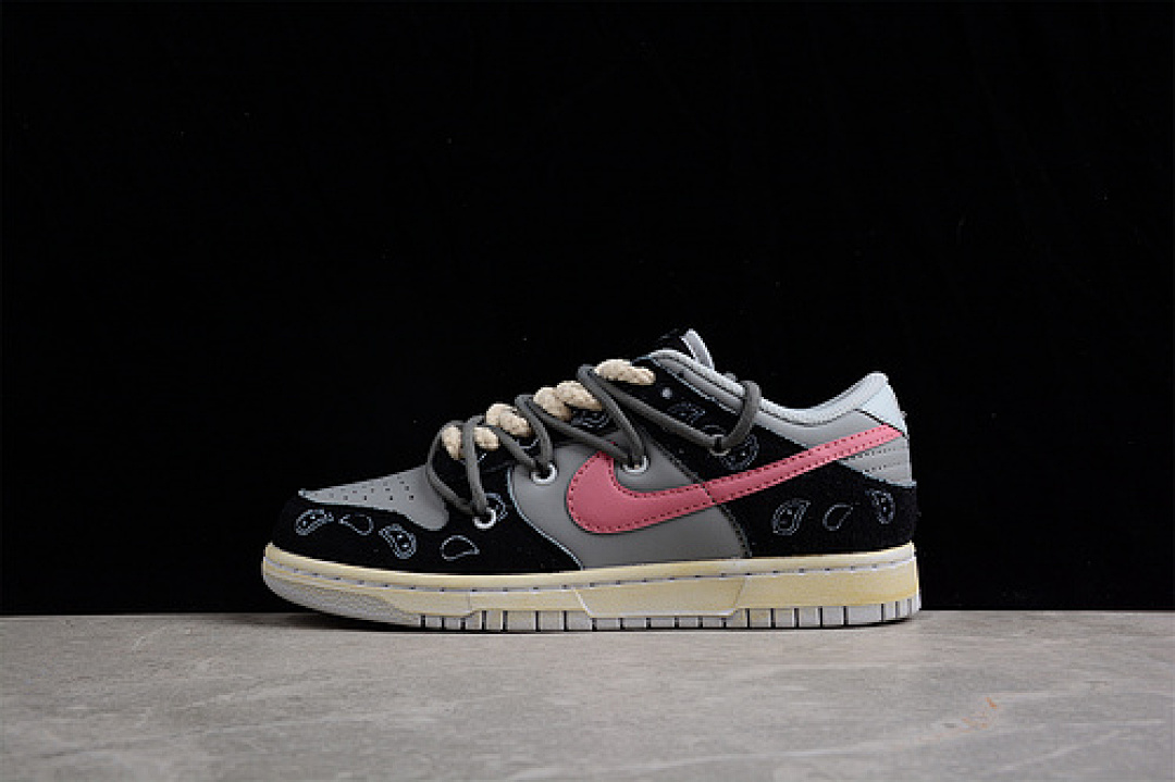 Off-White [DH7913-001]-[SB DUNK LOW BLACK/GREY/PINK]-[WOMAN:36-39]-[MAN:40-47.5], photo 1