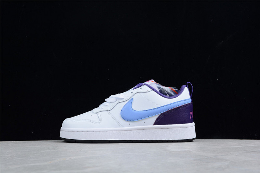 Purple [BQ5448-106]-[COURT BOROUGH LOW 2 GS WHITE/PURPLE VOID/SIGNAL BLUE]-[WOMAN:36-39]-[MAN:40-45], photo 1