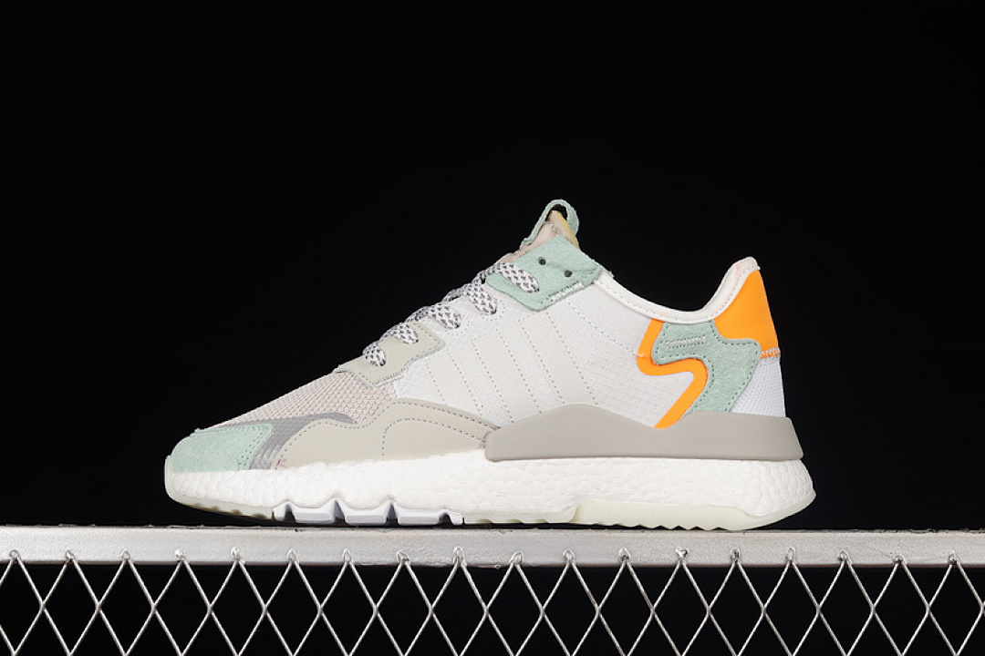 Unbranded [BD7956]-[NITE JOGGER SHOES RAW WHITE/GREY ONE/VAPOUR GREEN]-[WOMAN:36-39]-[MAN:40-45], photo 1
