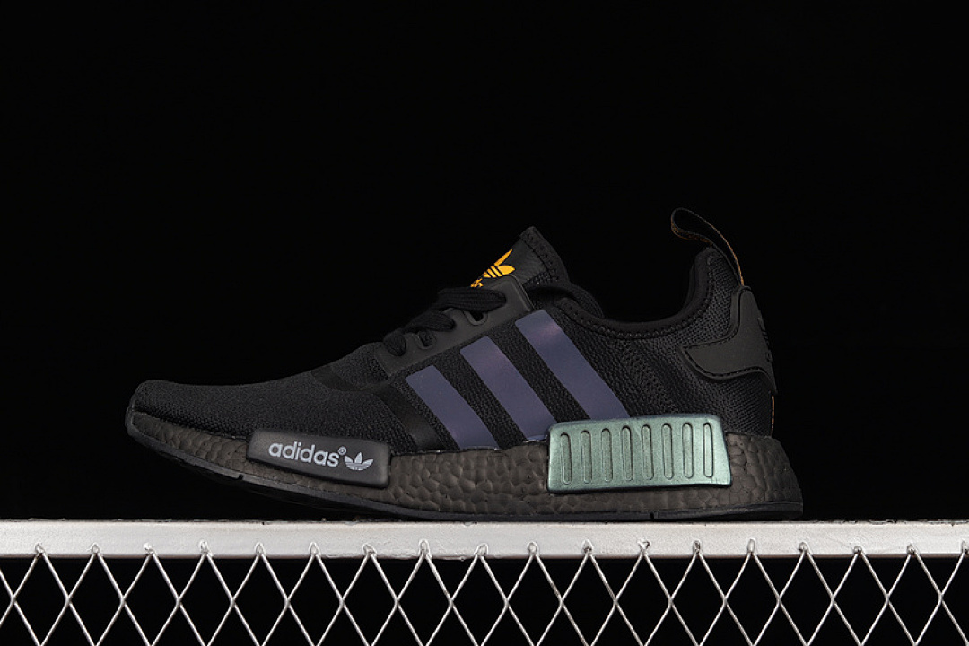 NMD_R1 SHOES CORE BLACK/SOLAR ORANGE/CLOUD WHITE · FV8025, photo 1