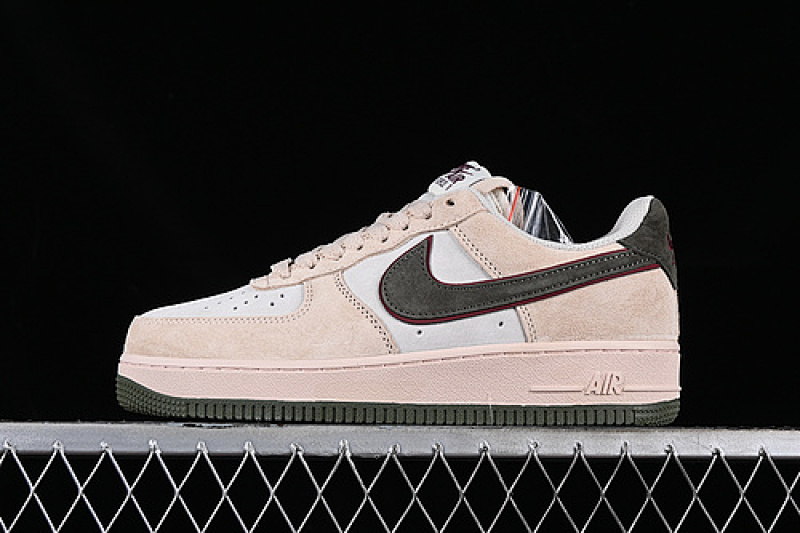 Nike Nike AIR FORCE 1 07 LOW GREY/GREEN/BROWN/RED · LF8989-111, photo 1