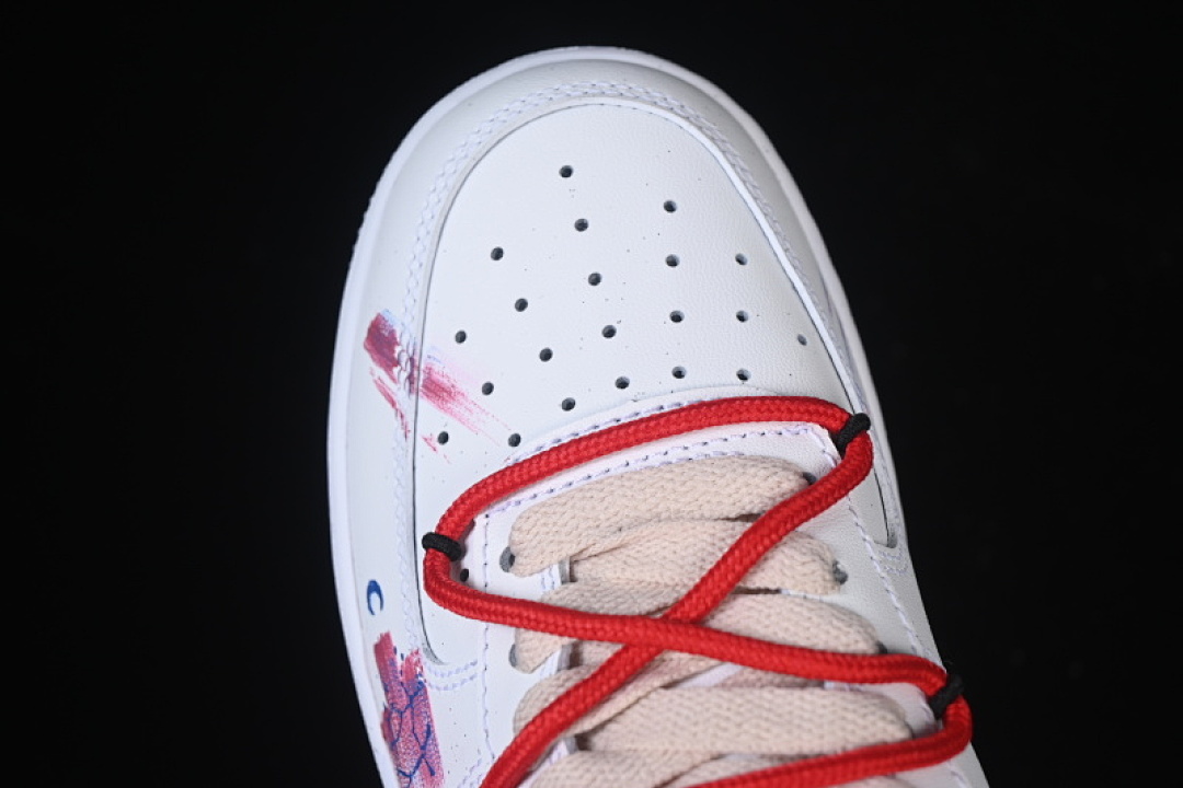 Nike [521-621]-[AIR FORCE 1 07 LOW GEMINI WHITE/RED]-[WOMAN:36-39]-[MAN:40-45] - Image 10