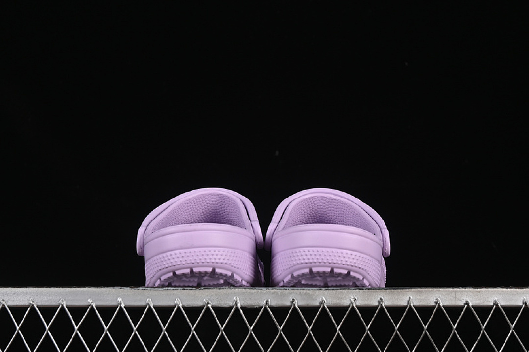 Crocs [CROCS THE SUMMER CLASSIC DUAL-PURPOSE BEACH HOLE SHOES SANDAL SLIPPERS PURPLE]-[WOMAN:36-40] - Image 7