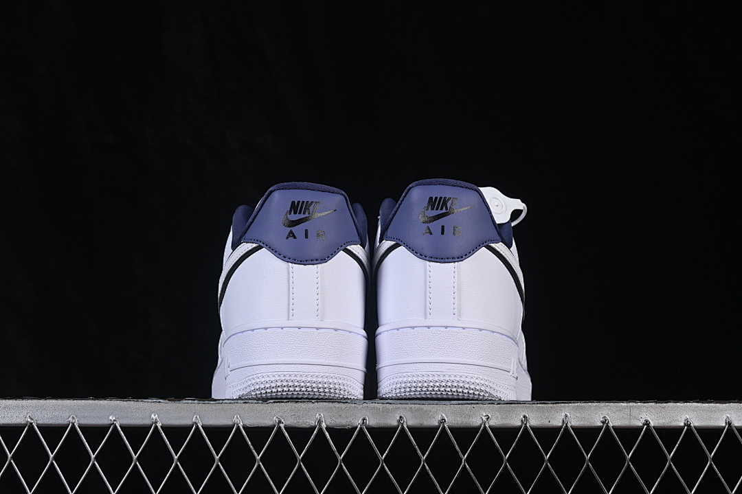 Nike [IO4226-102]-[AIR FORCE 1 07 LOW CASUAL SNEAKERS WHITE/NAVY BLUE]-[WOMAN:35.5-39]-[MAN:40-45] - Image 14