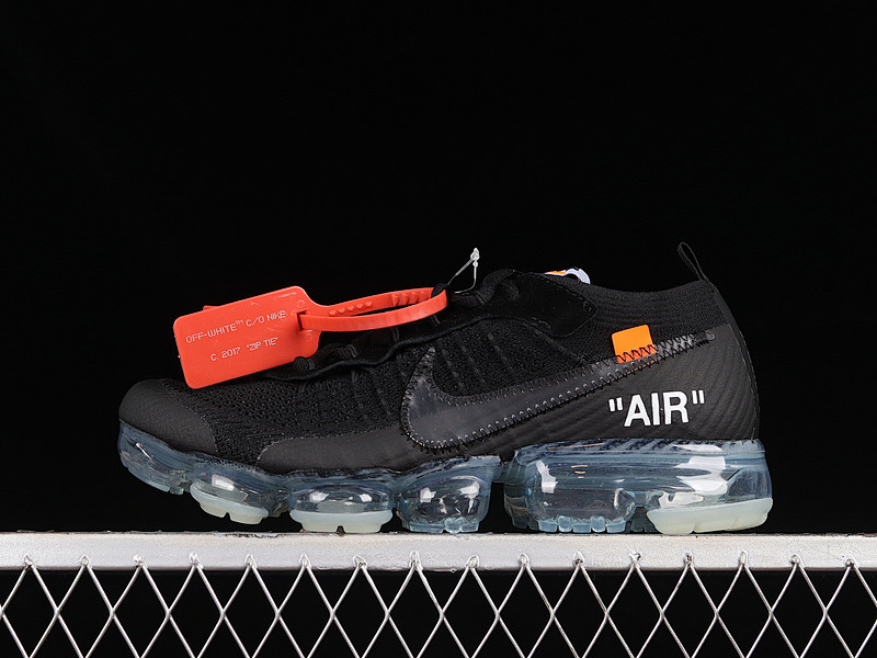 Off-White Off-White OW X AIR VAPORMAX PART 2 BLACK/TOTAL ORANGE-CLEAR · AA3831-002, photo 1