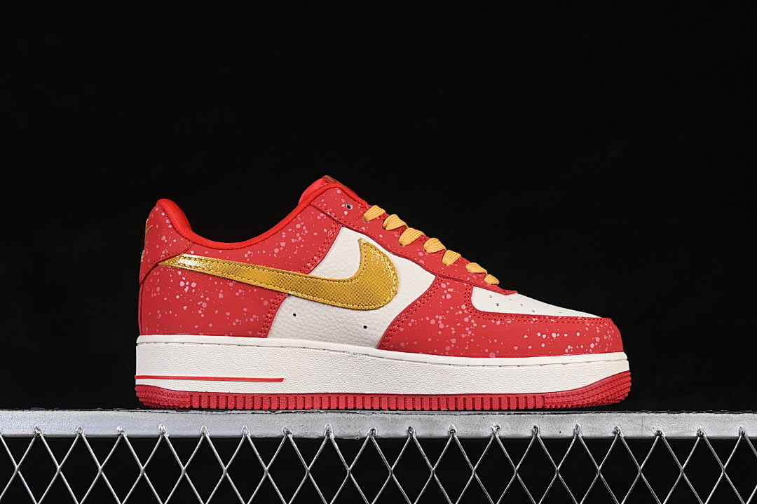 Nike [DF0188-131]-[AIR FORCE 1 07 LOW WHITE/RED/GOLD]-[WOMAN:36-39]-[MAN:40-45] - Image 16
