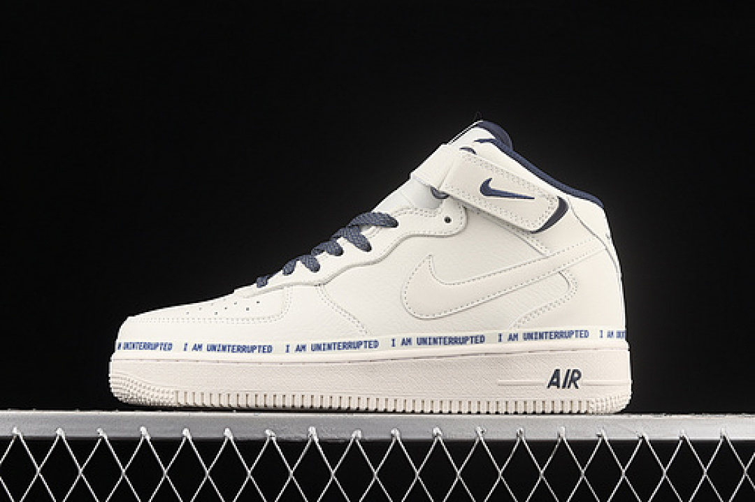 Nike [NU8802-303]-[UNINTERRUPTED AIR FORCE 1 07 MID MORE THAN WHITE/BLUE/GREY]-[UNISEX:36-45], photo 1
