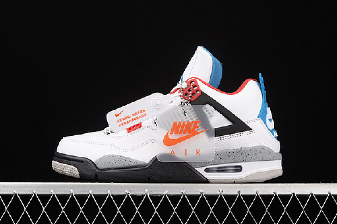 Jordan [CI1184-146]-[AIR JORDAN 4 RETRO SE WHAT THE WHITE/MILITARY BLUE-FIRE RED-TECH (GREY]), photo 1
